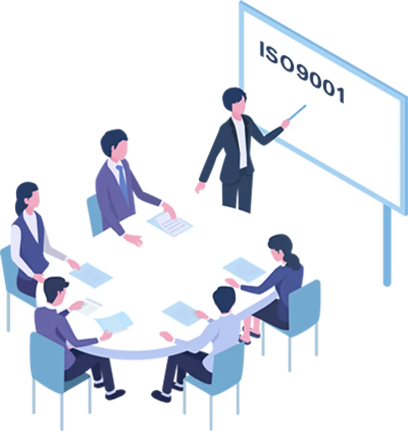 会議しているイラスト